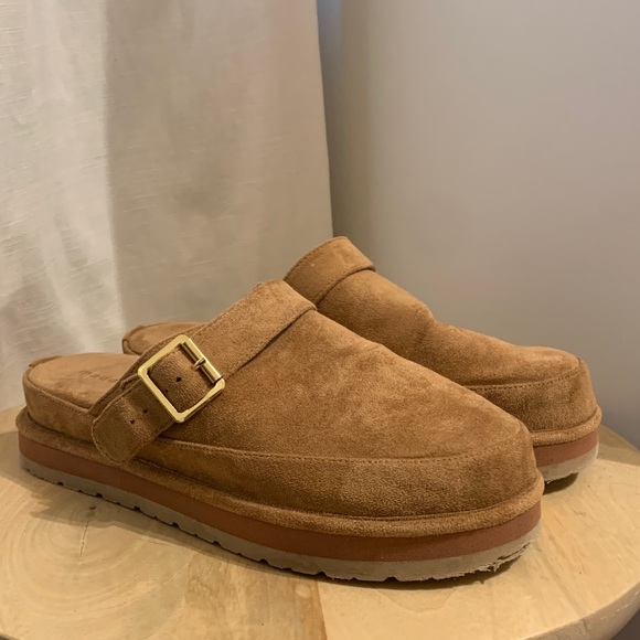 Madden Girl Shoes - Madden Girl Platform Clogs Brown Size 10